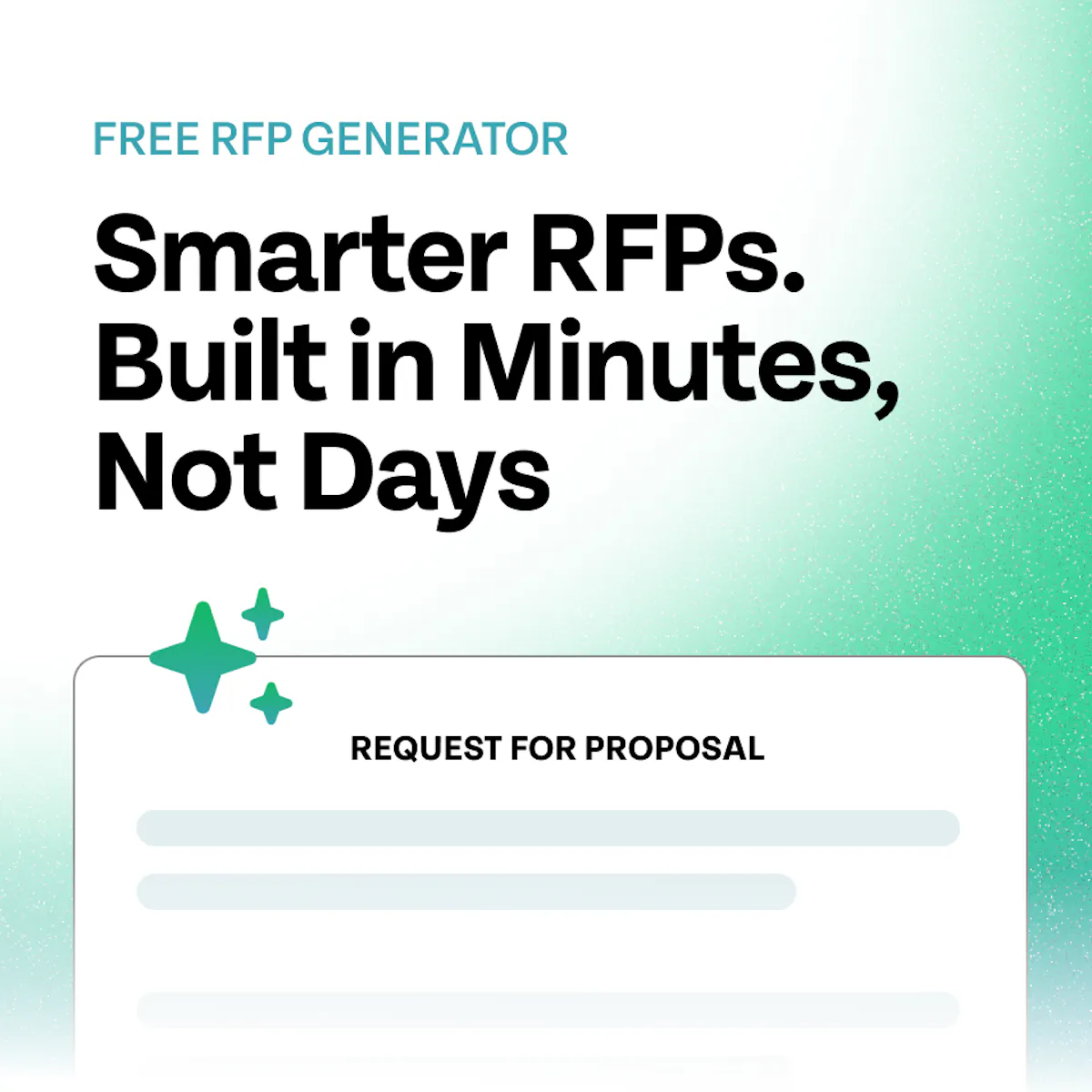 Free RFP Generator by SparrowGenie