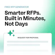 Free RFP Generator by SparrowGenie