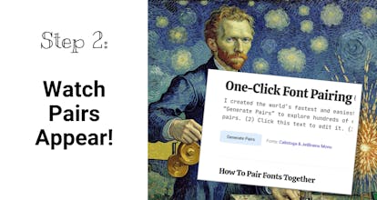 One-Click Font Pairing Generator gallery image