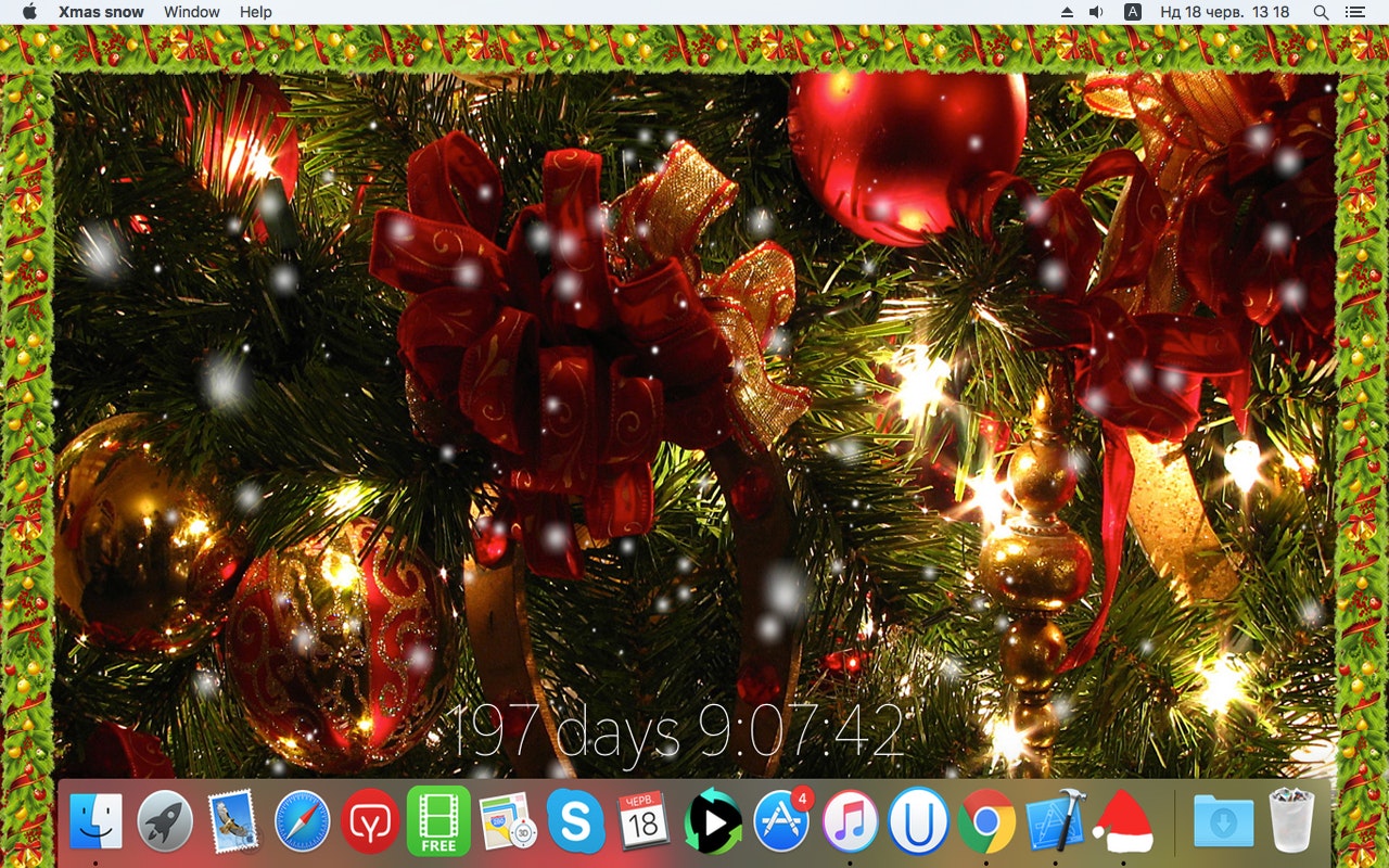 Xmas snow gallery image