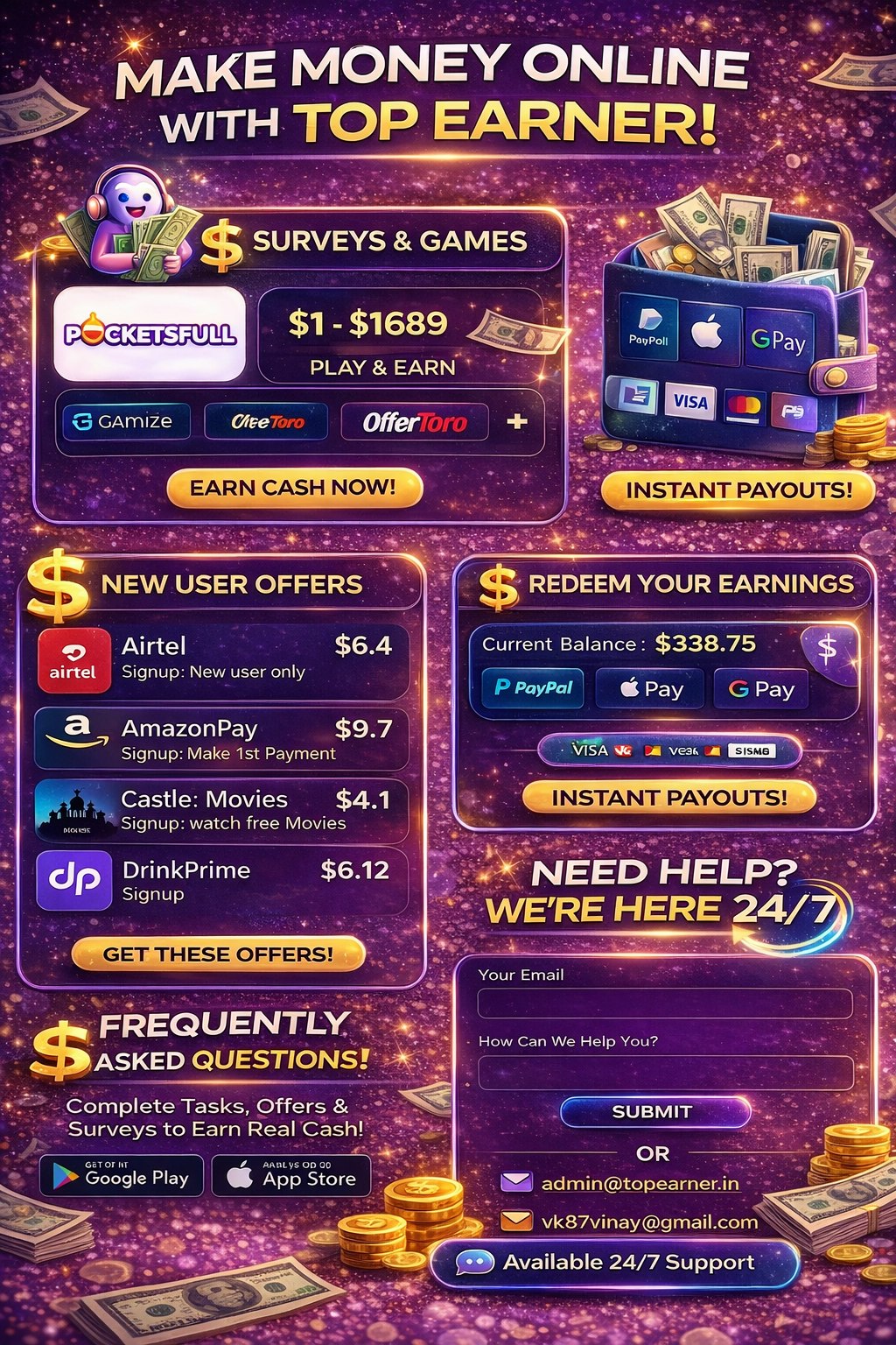 top earning survey - Product Hunt launch logo and brand identity