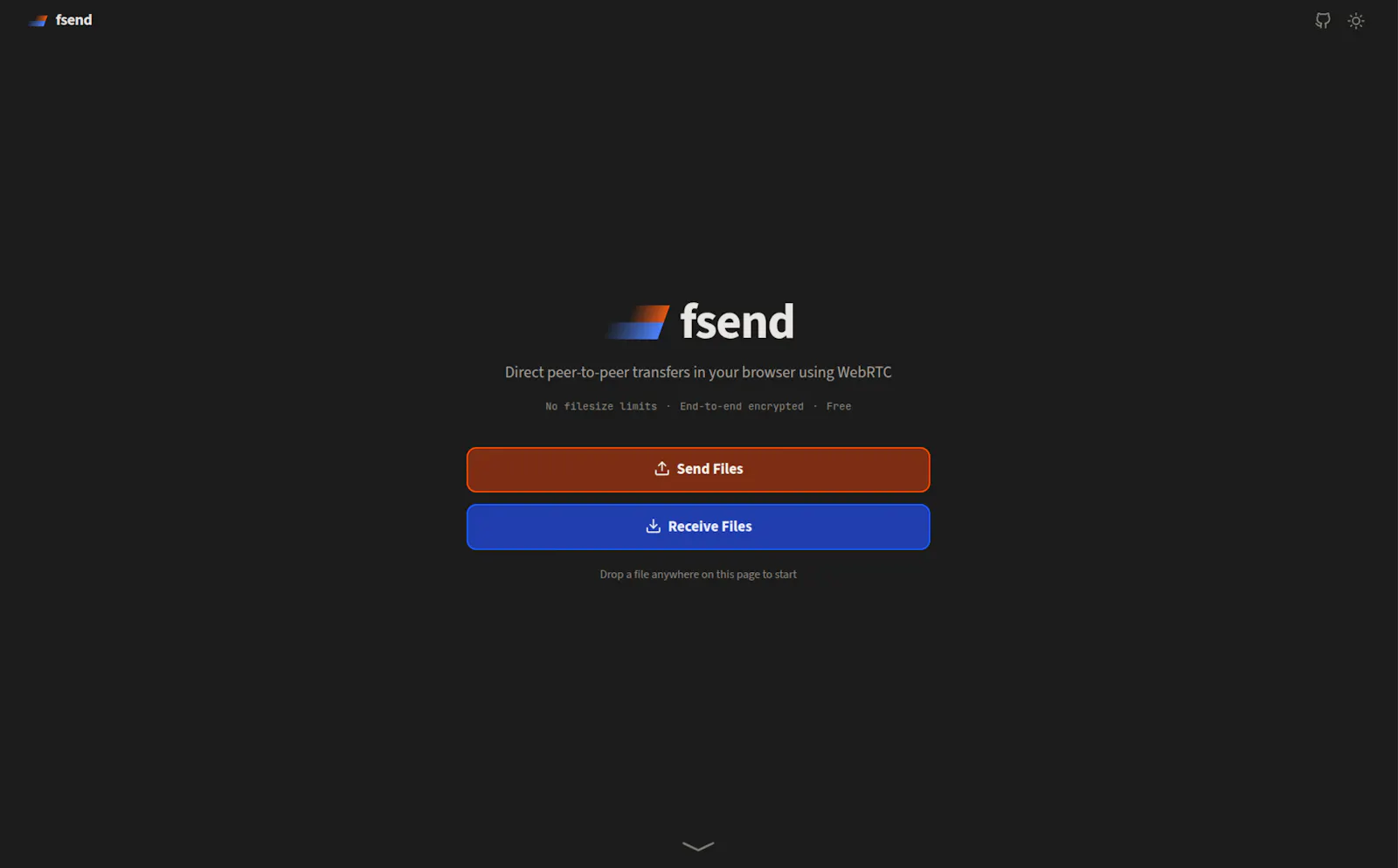fsend.sh screenshot 1