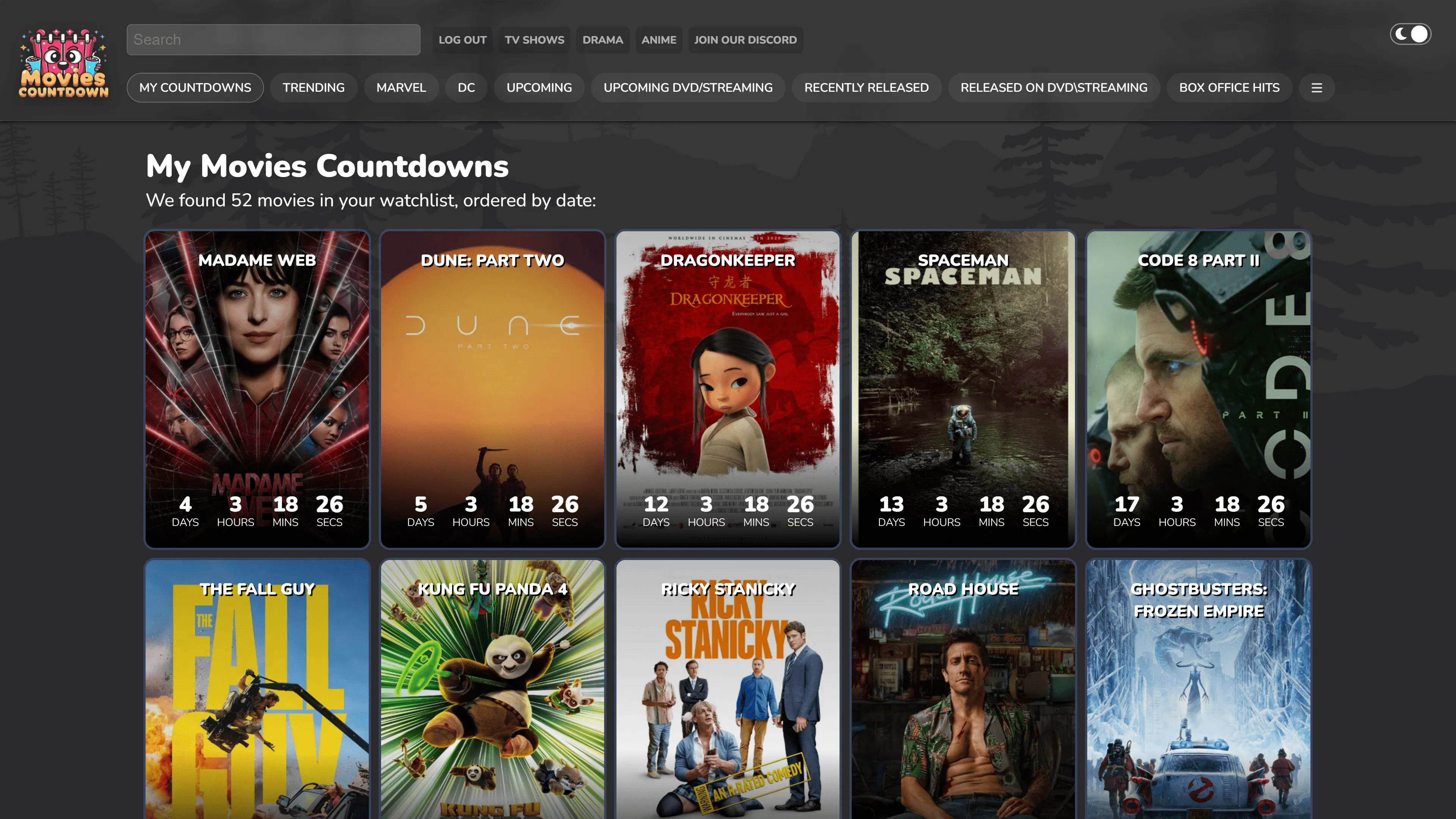 Movies Countdown gallery image