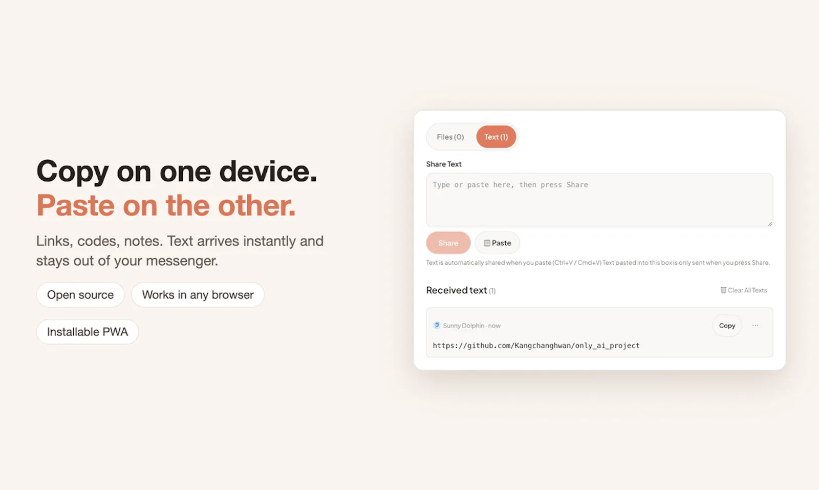 Clipboard Share screenshot 3