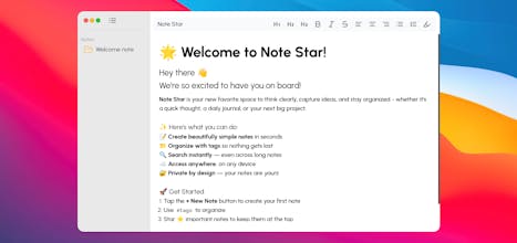 Note Star gallery image