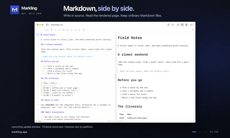 Markling screenshot 2
