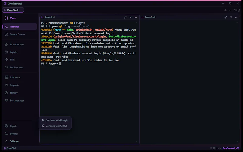 ZynxTerminal screenshot 3
