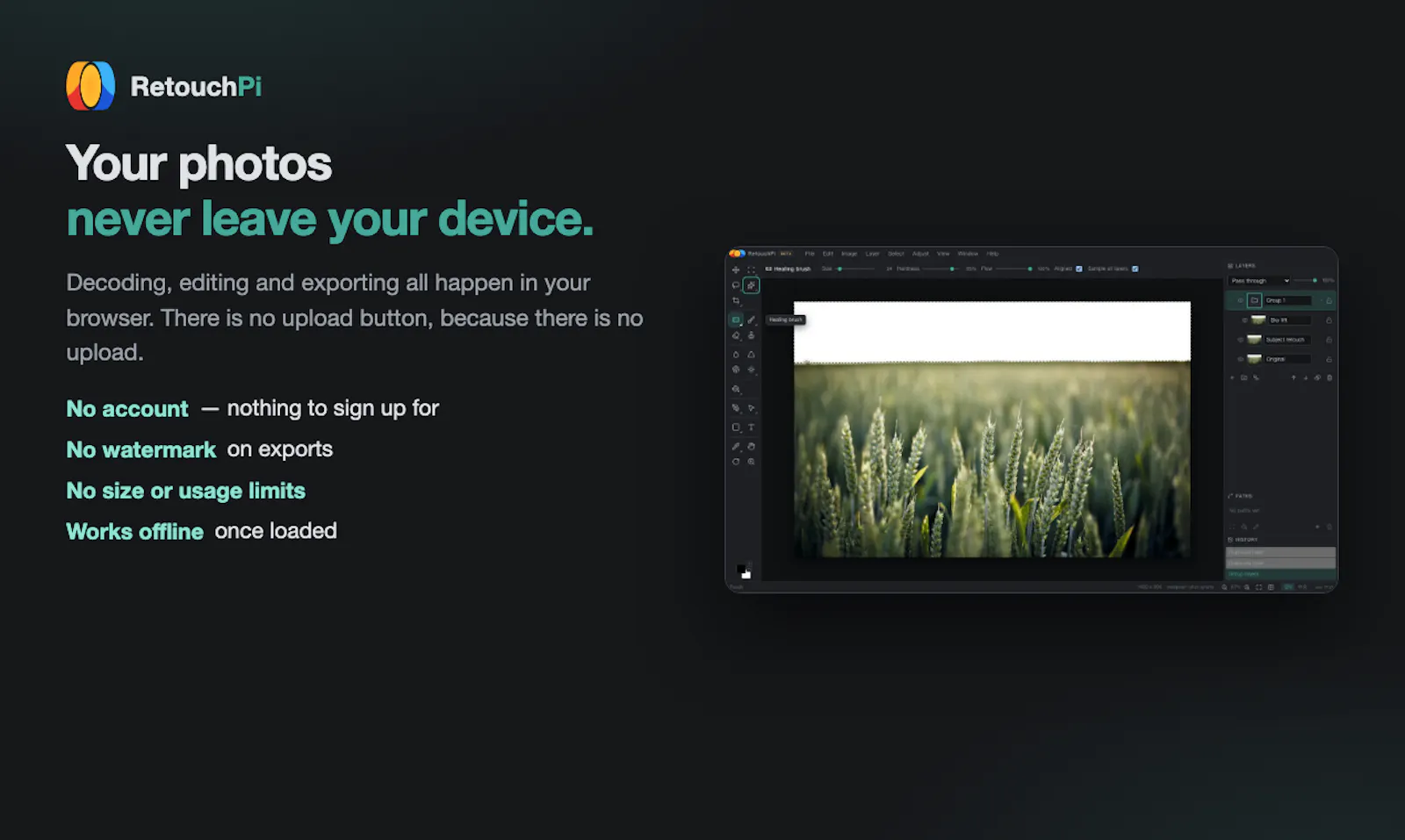 RetouchPi screenshot 9