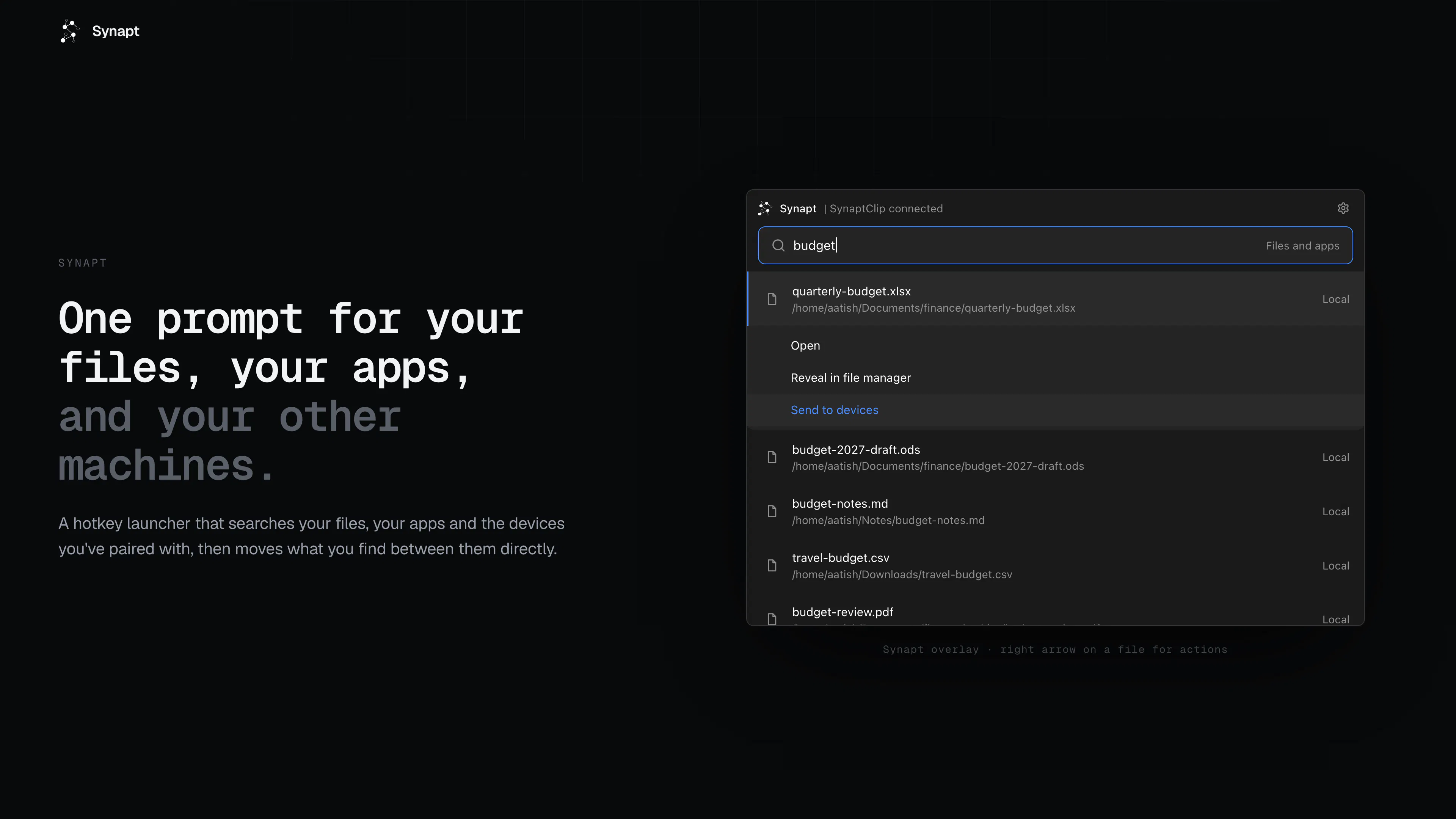 Synapt Desktop gallery image