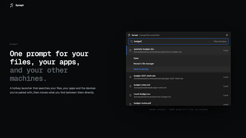 Synapt Desktop screenshot 3