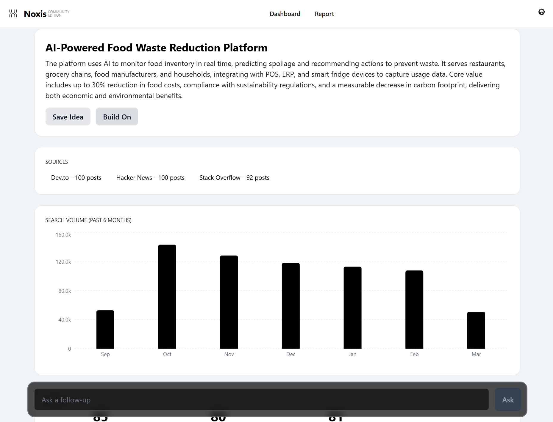 Noxis - Screenshot 2 showing product features and functionality