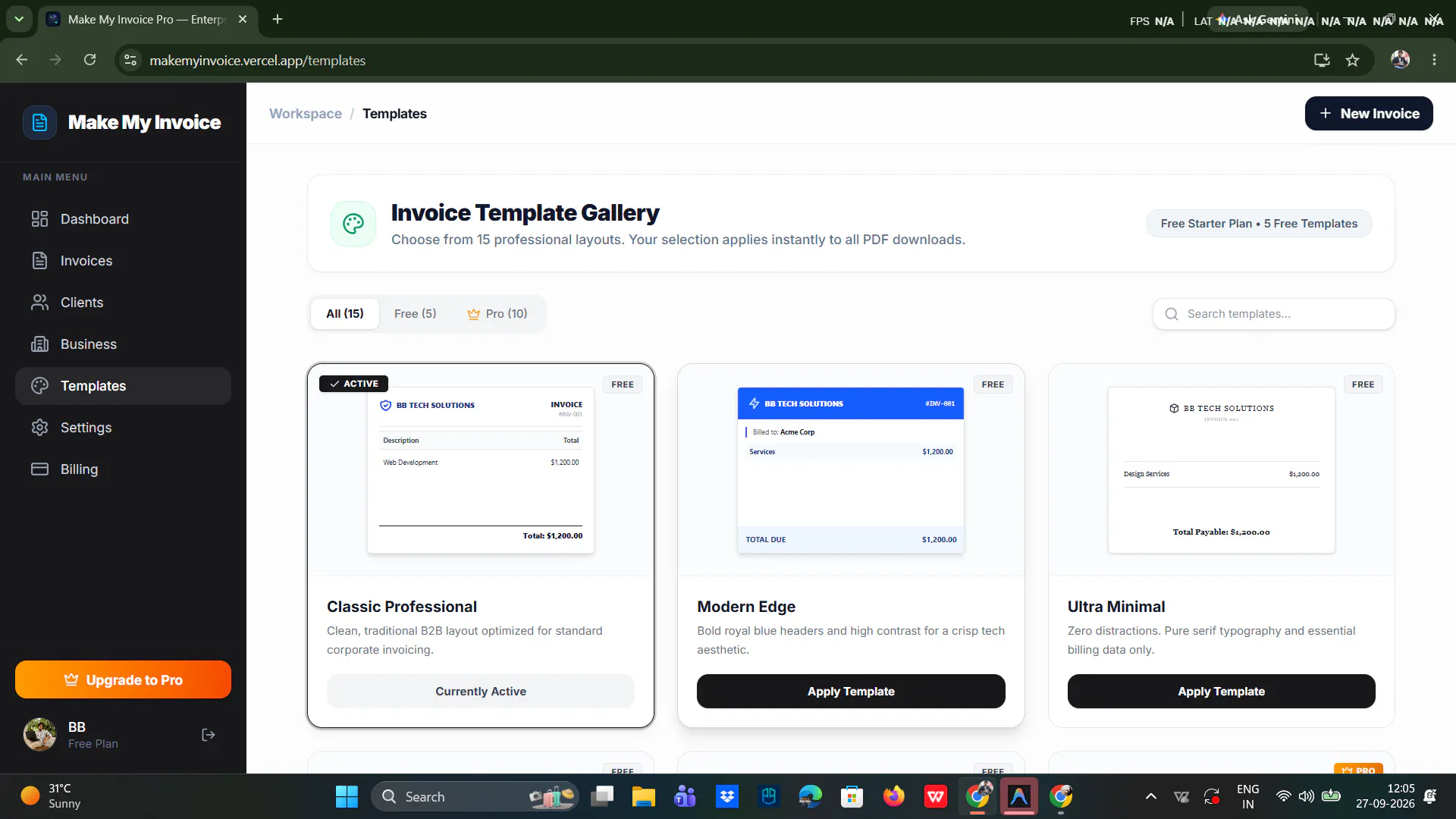 Make My Invoice Pro gallery image