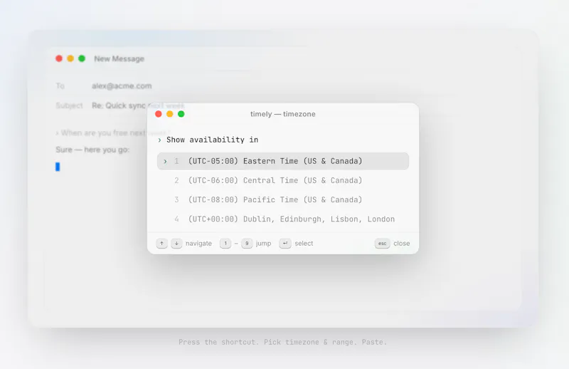 Timely screenshot 2