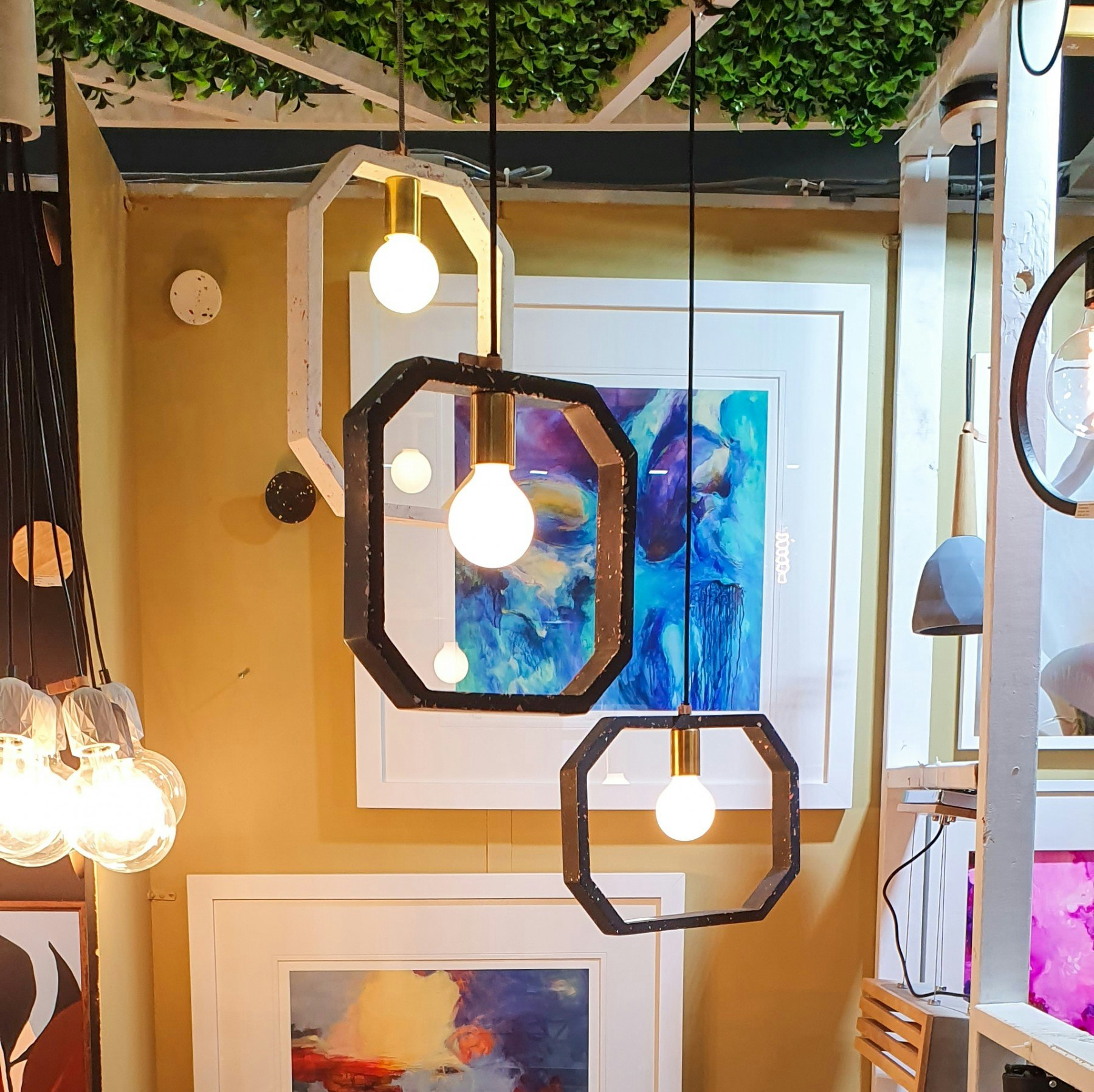 terrazzo pendant light gallery image