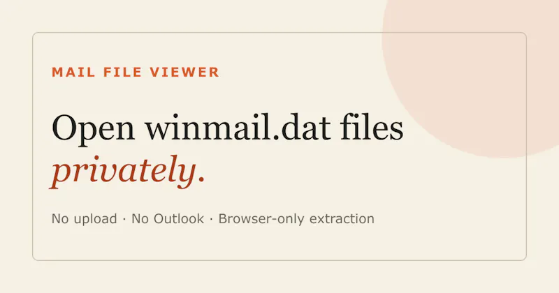 Mail File Viewer screenshot 1