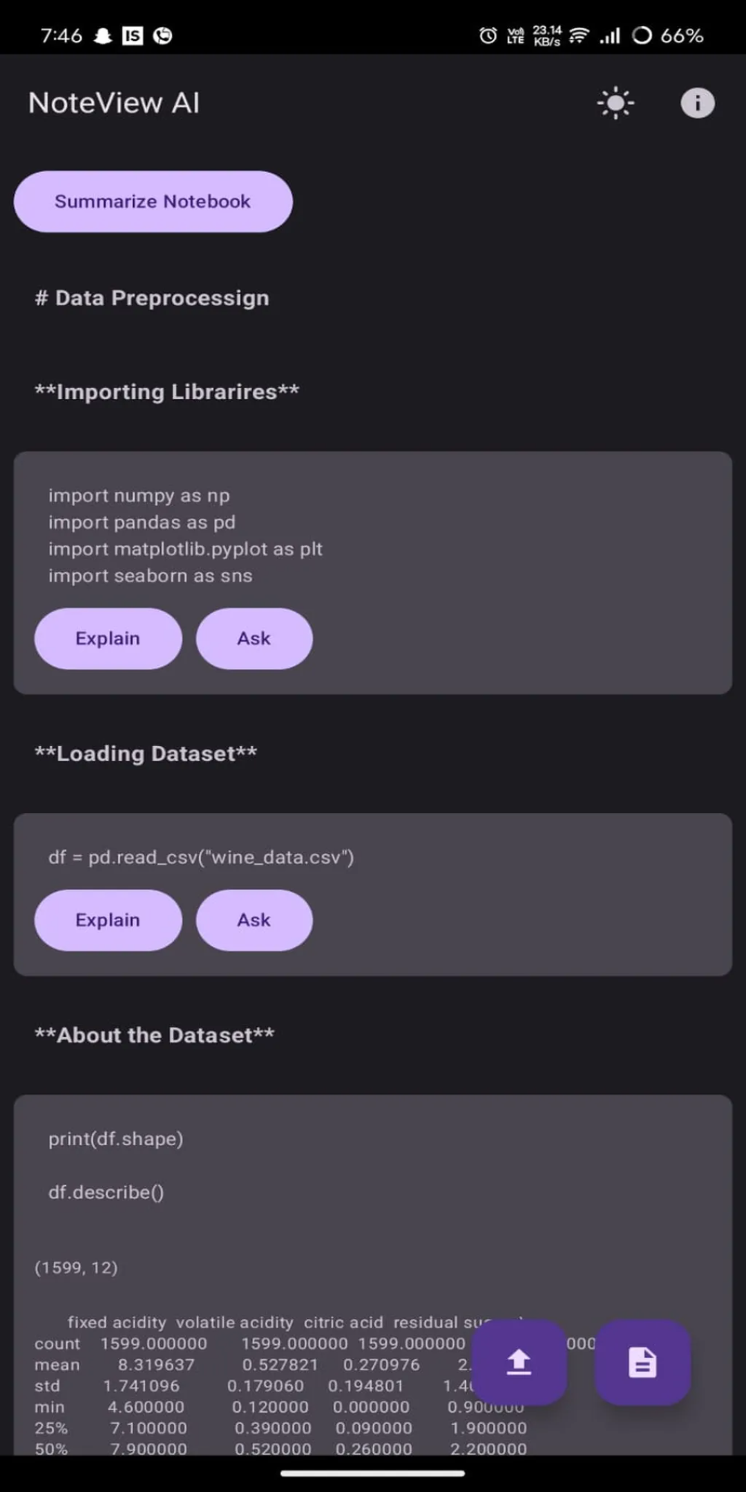 NoteView AI - App JuPyter Notebook alimentata dall'intesi avanzata per la guida del codice e riassunti media 6