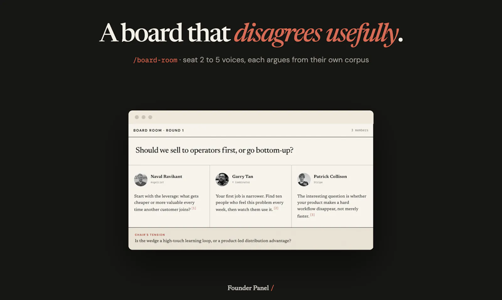 Founder's Panel  screenshot 3