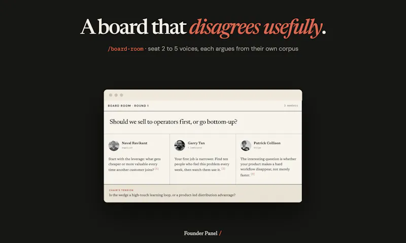Founder's Panel  screenshot 3