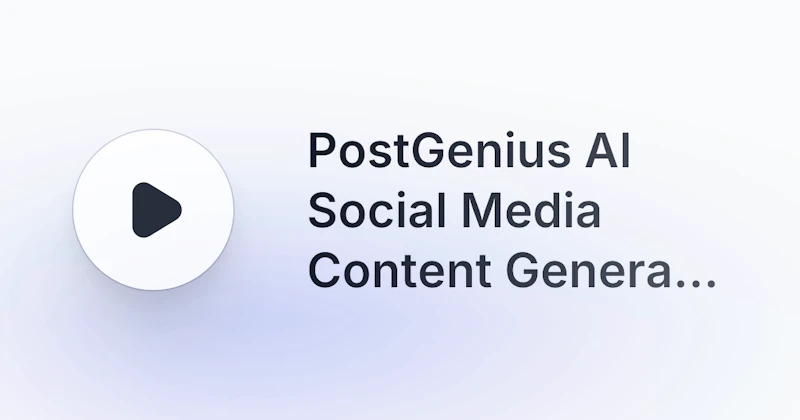 PostGenius AI screenshot 1
