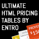 Ultimate HTML Pricing Tables by Entro