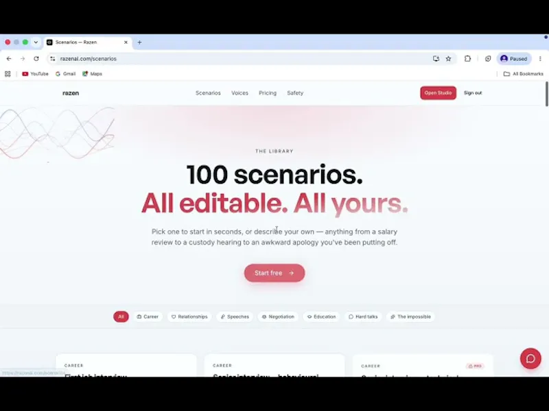 Razen screenshot 1 (video preview)