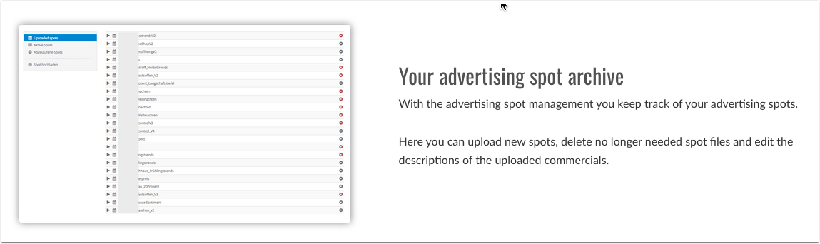 Instore Cloud Radio SaaS gallery image