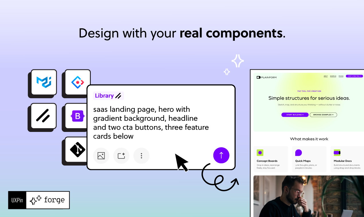 UXPin Forge gallery image