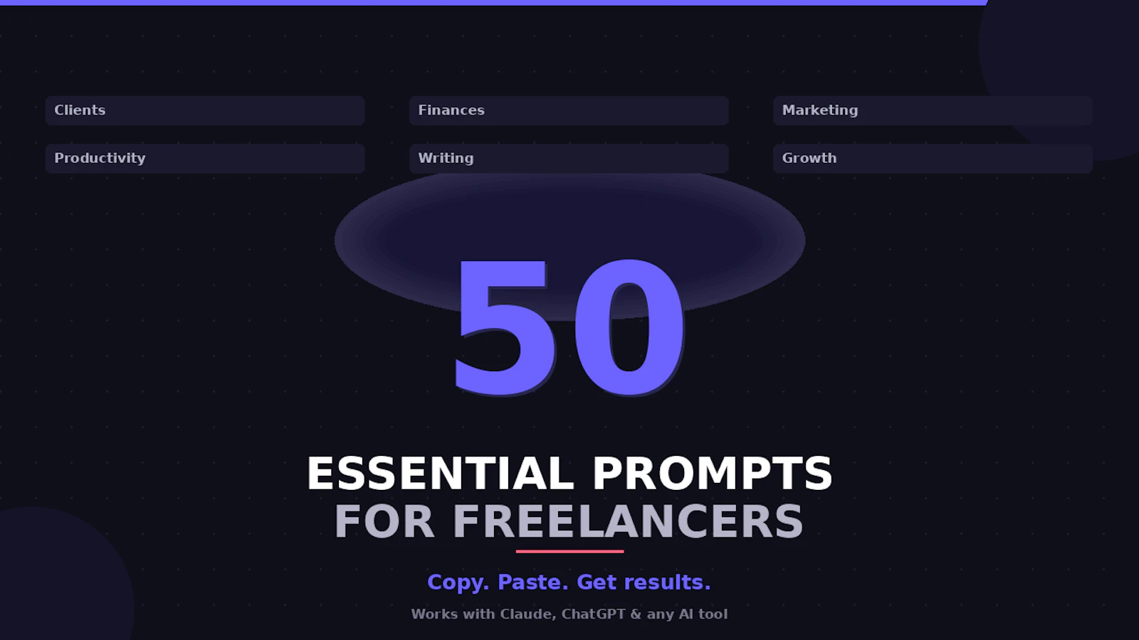 50 Essential Prompts for Freelancers screenshot 1