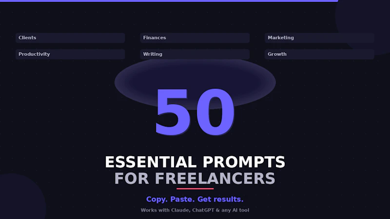 50 Essential Prompts for Freelancers screenshot 1