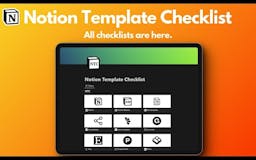 Notion Template Checklist media 1