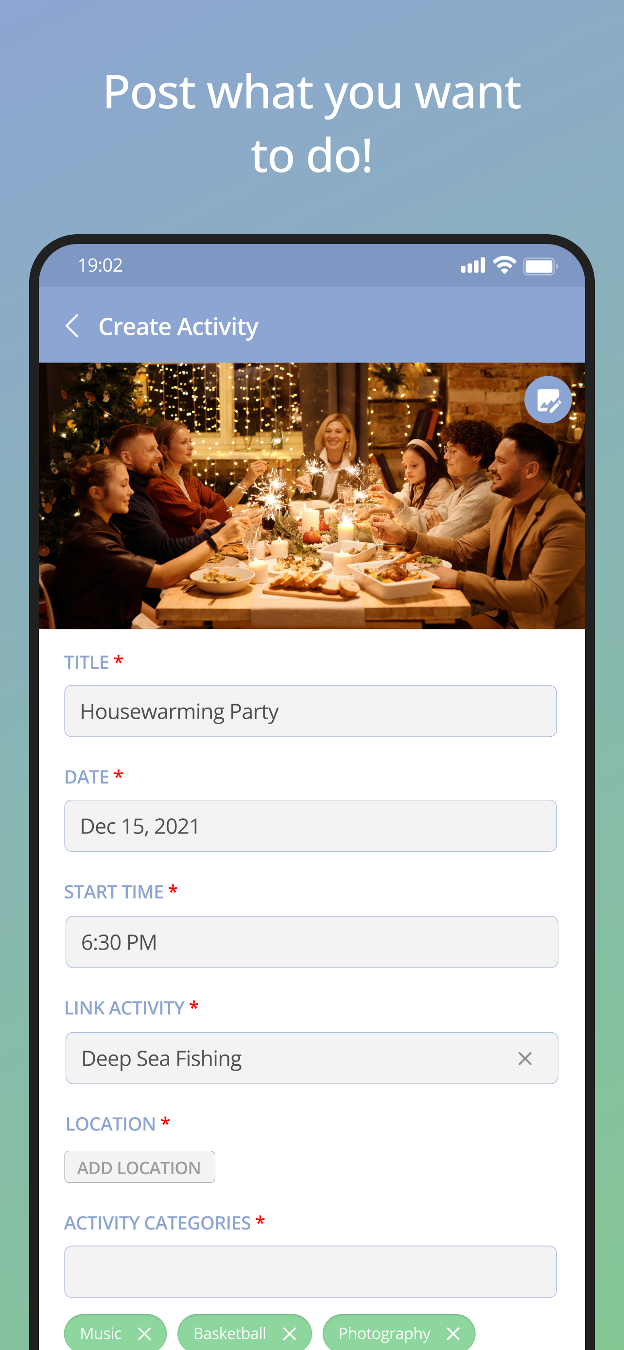 Löslich - Machen Sie Gruppenpläne ohne Gruppen -Chat.Einladen, rsvp & spiele Medien 2