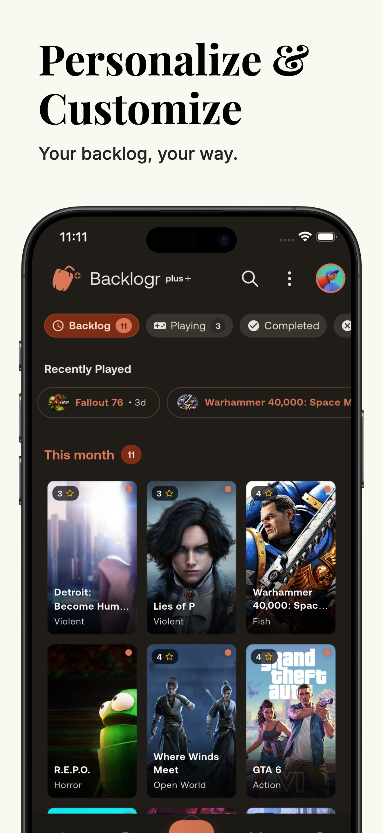 Backlogr - Track Your Games gallery image