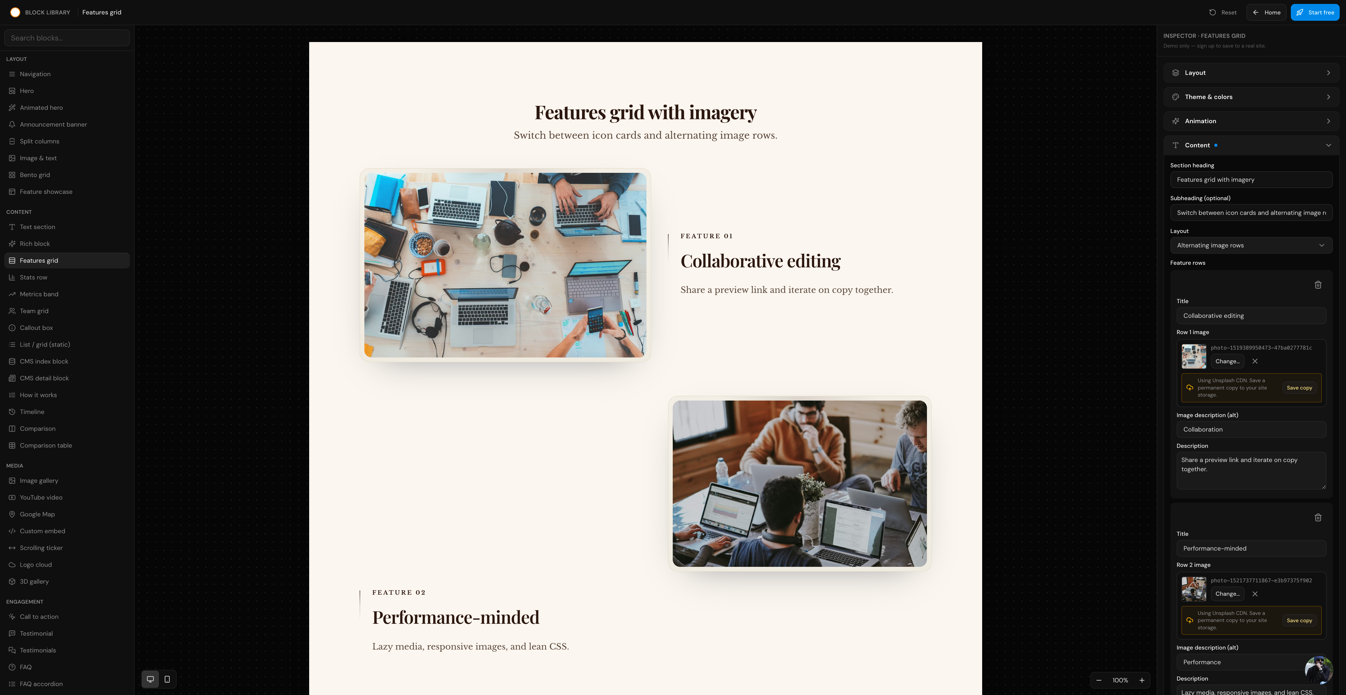 SlateHut.com - AI website builder gallery image