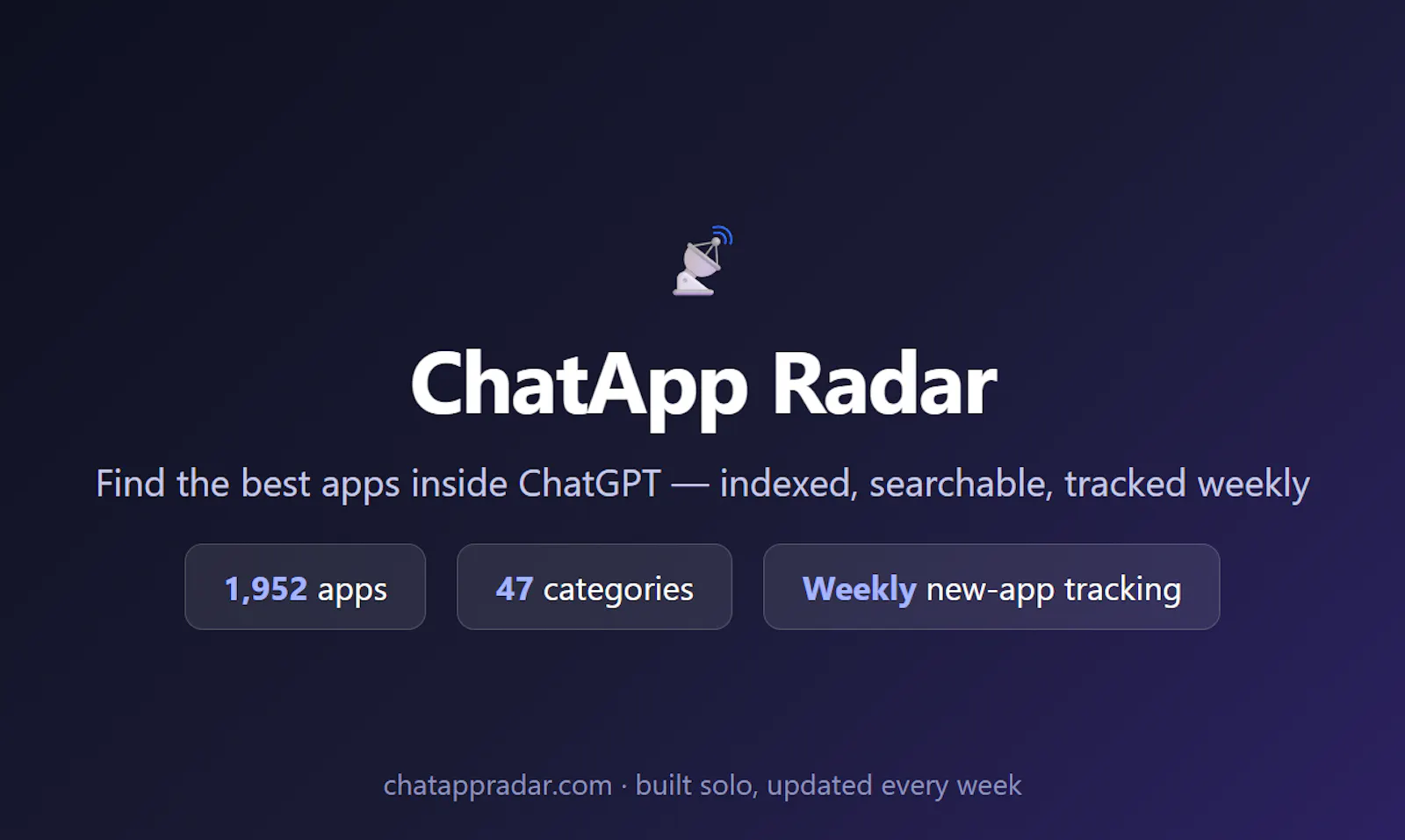ChatApp Radar screenshot 1