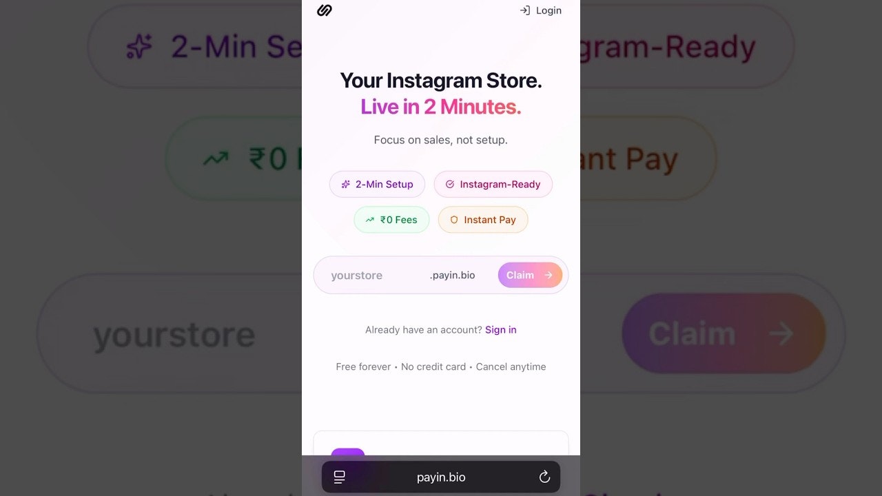 PayInBio gallery image