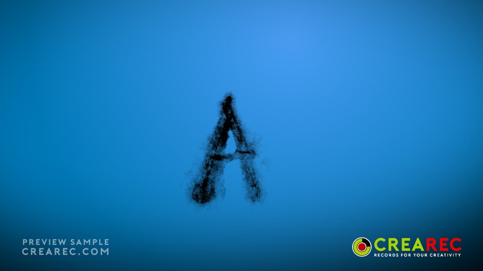 Ink Alphabet Animated stock footage text gallery image