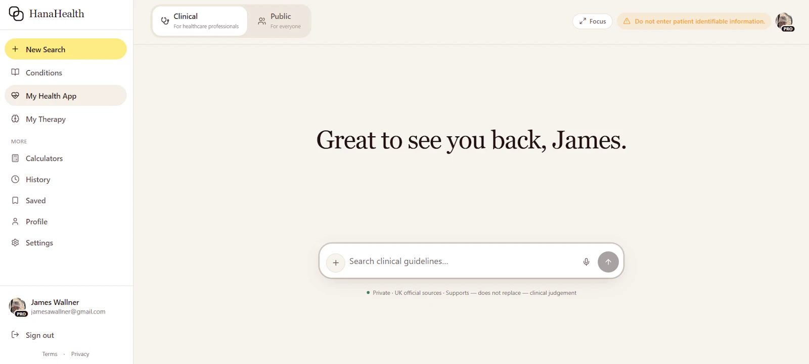 HanaHealth screenshot 1