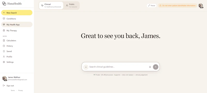 HanaHealth screenshot 1