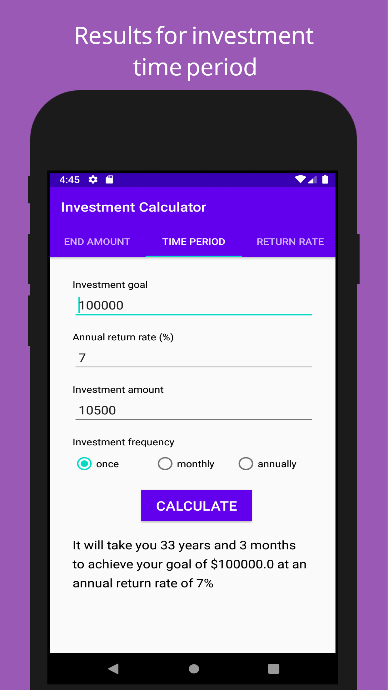 Investment Calculator: 3 Features, 1 App gallery image