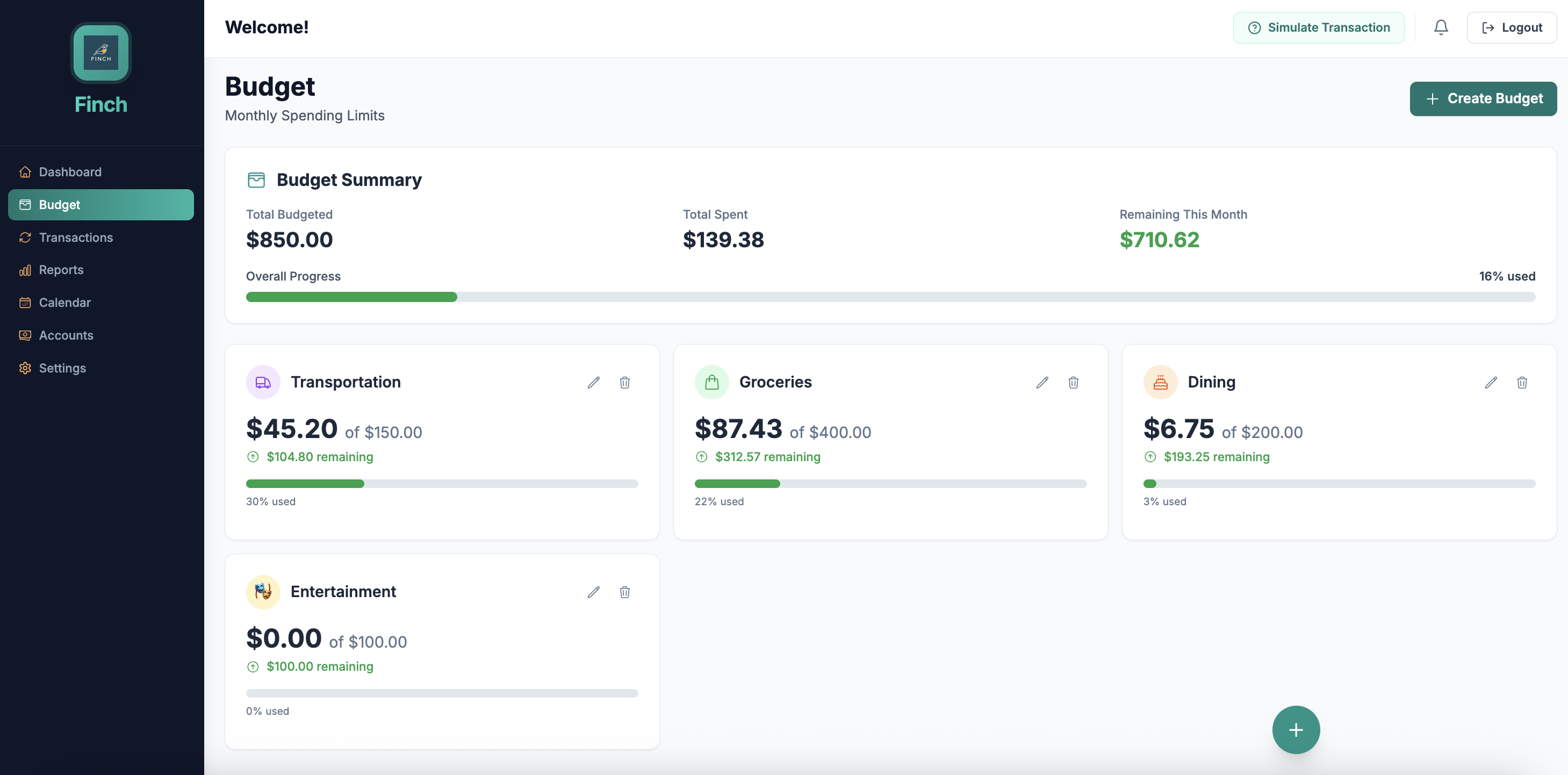 MyFinch - Screenshot 3 showing product features and functionality