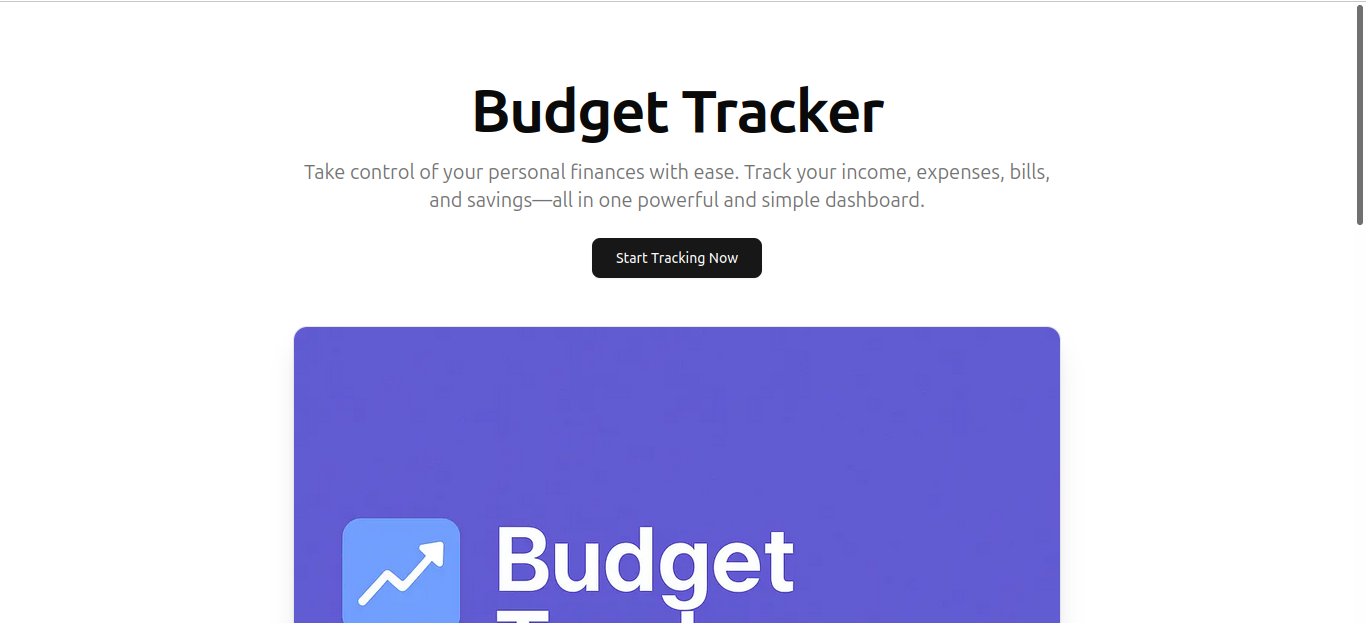 Budget Tracker gallery image