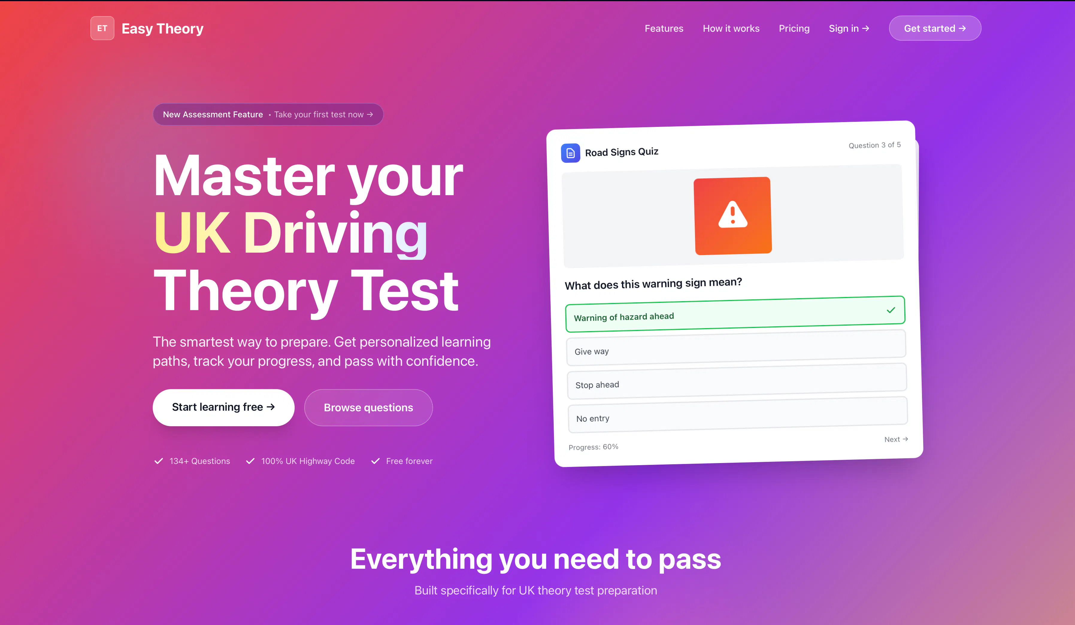 Easy Theory 제품 배너