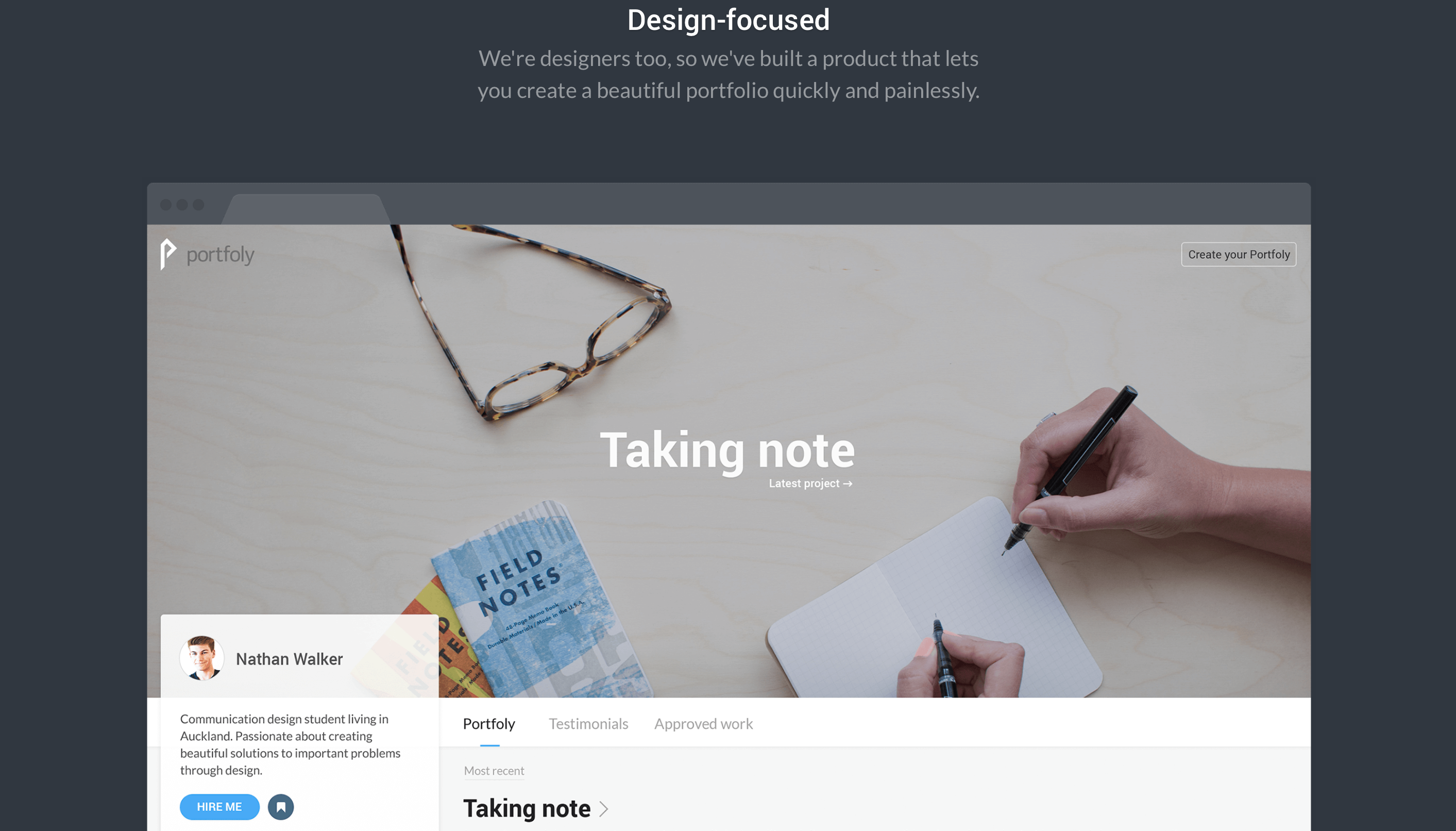 Portfoly.io gallery image