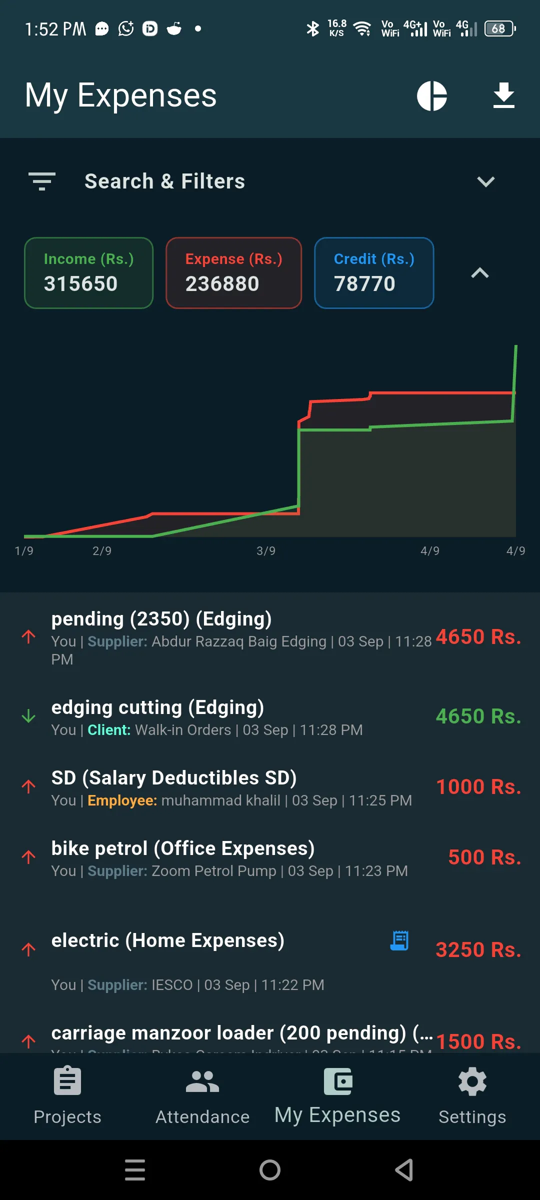 CostTalk — Team Ledger Tracker gallery image