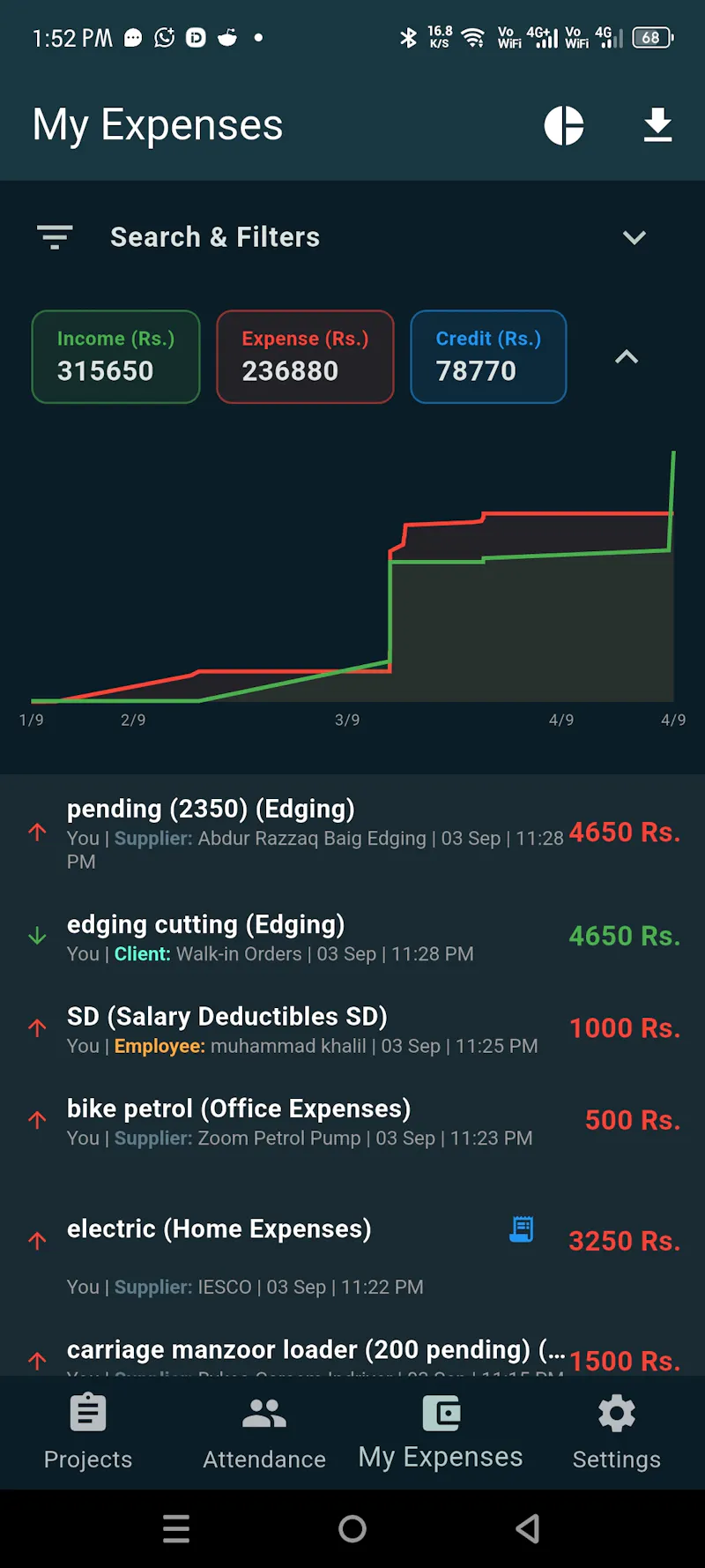 CostTalk — Team Ledger Tracker screenshot 5