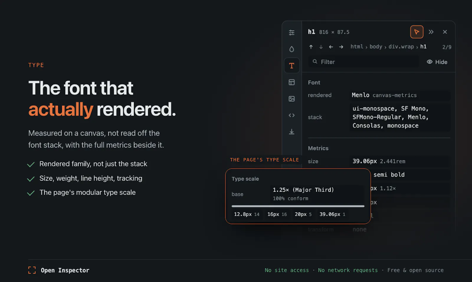 Open Inspector screenshot 3