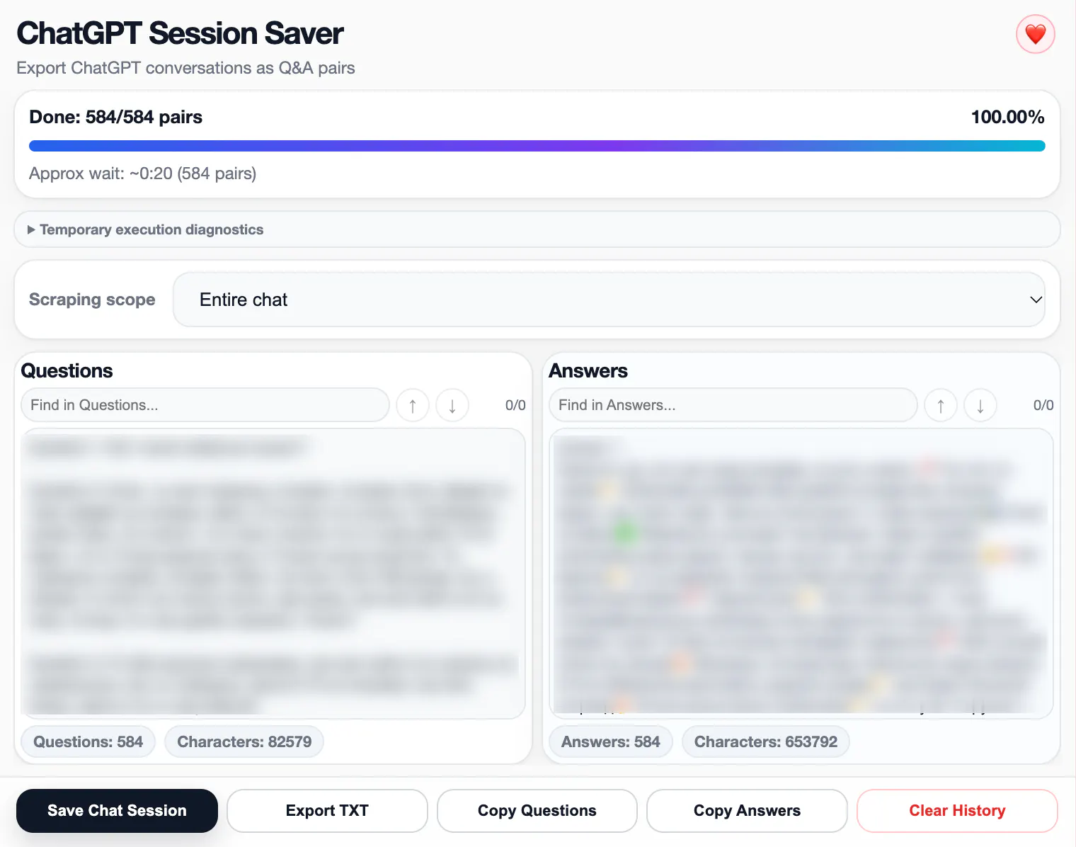 ChatGPT Session Saver gallery image