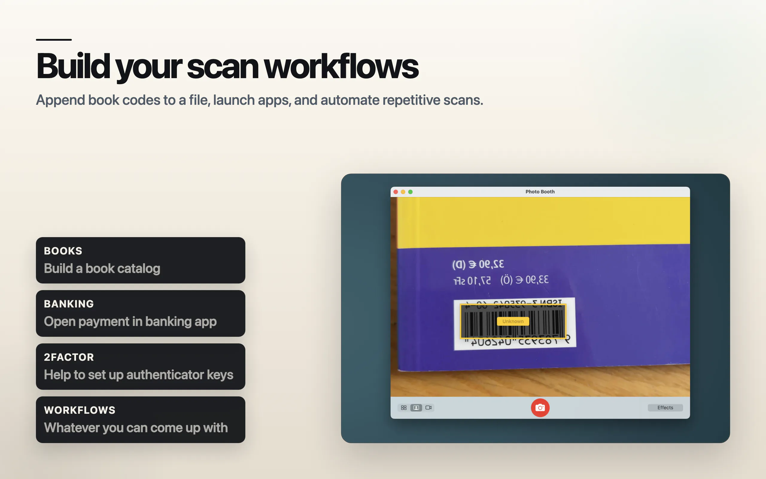 ScanCode screenshot