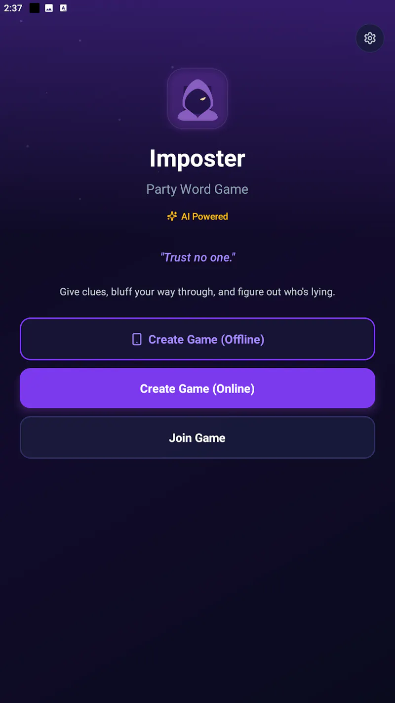 Imposter Fun Party Game screenshot 8