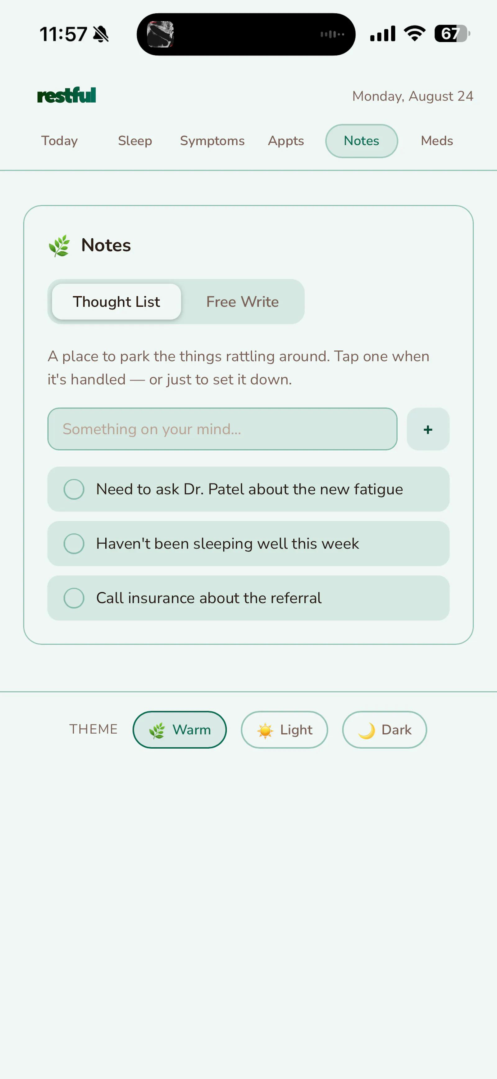 Restful: Chronic Illness Care screenshot 5